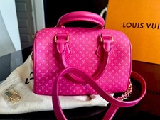 Louis Vuitton Pink Monogram Satchel Top Handl...
