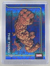 The Thing 2026 Topps Chrome Marvel Comics #175 Spider-Web Red Blue Refractor /62