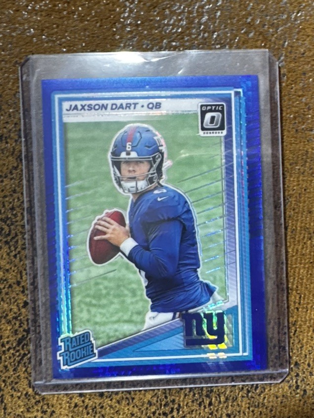 2025 Panini Donruss - Jaxson Dart Rookie 400 Optic Preview Blue Scope Prizm (RC)