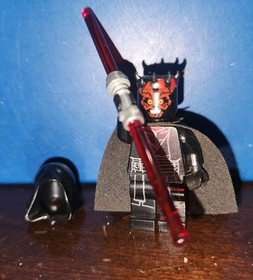 Lego Star Wars Darth Maul Minifigure Horns and Cape sw0323