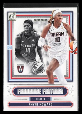 2025 Donruss WNBA #4 Rhyne Howard Franchise Features