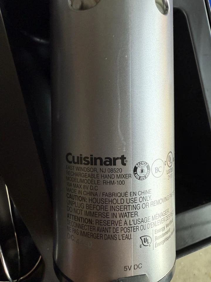 Cuisinart EvolutionX 5-Speed Cordless Hand Mixer - Image 4 of 4