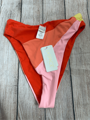 Neu mit Etikett L Space Luca Bikinihose Sunbeam hoher Bund hell UVP 106 $ - Bild 5 von 13