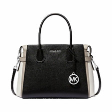 Michael Kors Mercer Medium Color-Block Belted Satchel