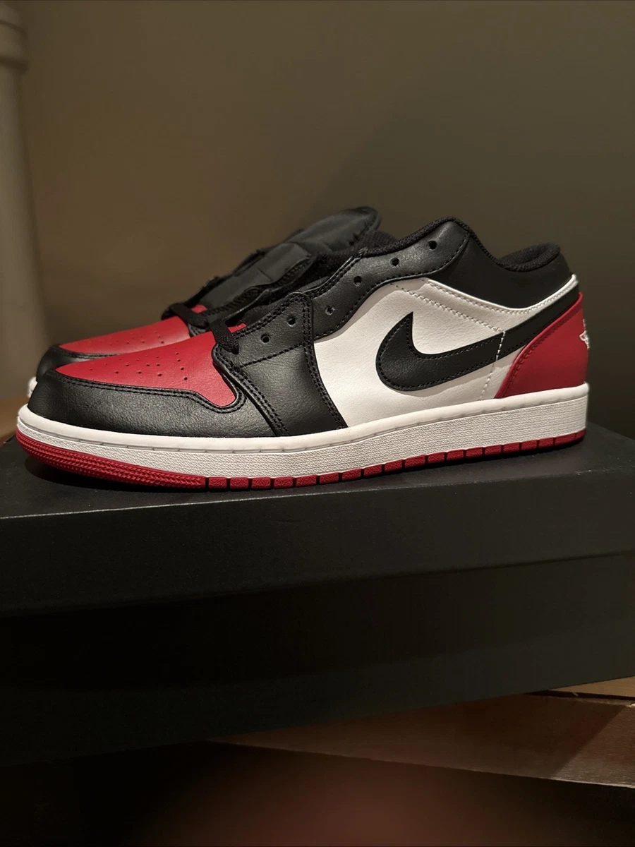 Jordan 1 Low Bred Toe 2.0 for Sale | Authenticity Guaranteed | eBay