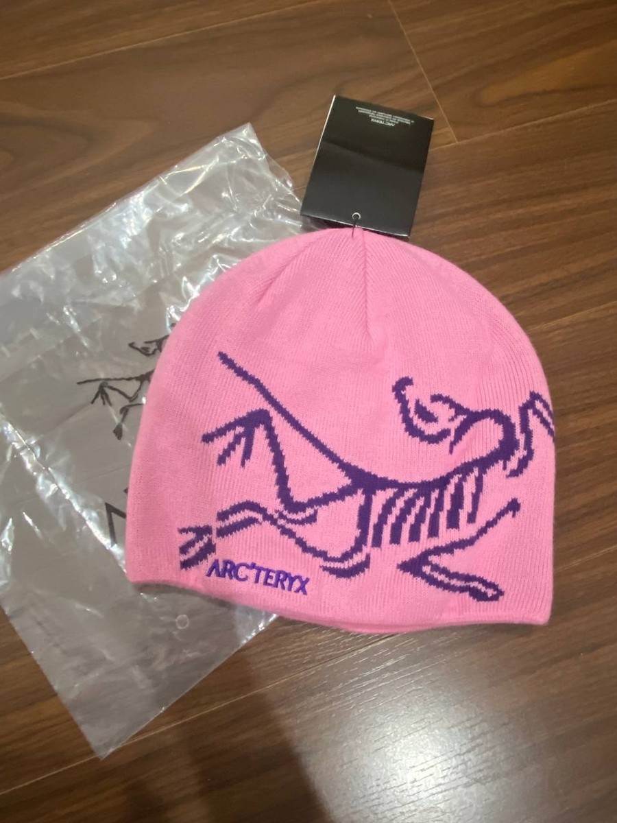 New 2025 Arc'teryx Bird Head Toque Beanie Pink – Wool Winter Hat