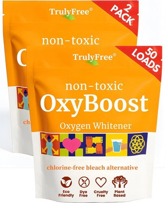 OxyBoost - Oxygen Whitener & Clothes Stain Remover Laundry Detergent Powder w...