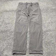 BYLT Weekender Pants Gray Ripstop Drawstring Elastic Waist Men XL 35 32" Inseam