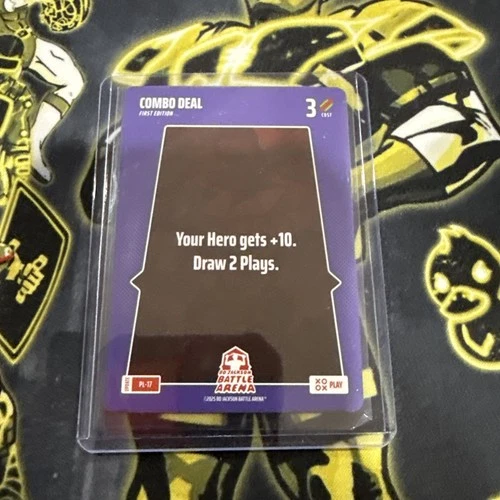 Bo Jackson Battle Arena Alpha Update Play Card PL-17 Combo Deal