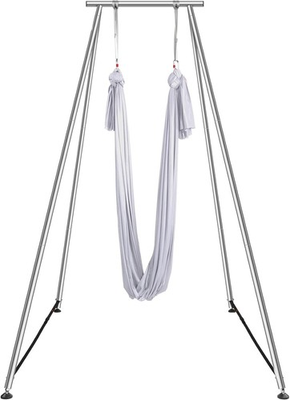 #ad VEVOR Adjustable Yoga Aerial Rig Silk Stands Portable White $459.99