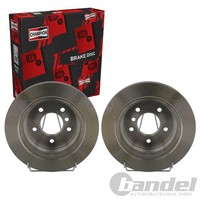 2X Champion Bremsscheiben 298Mm BelÜFtet Hinten Passend FüR Alpina B10 BMW 5