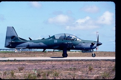 BF435 ORIGINAL K64 AIRCRAFT SLIDE: FAB Embraer EMB 314 Super Tucano A-29A 5715