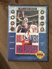 Bulls vs Lakers The NBA Playoffs Sega Genesis Complete CIB TESTED