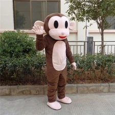 Monkey Mascot Costume Suit Cosplay Party Fancy Dress Advertising Halloween Adult