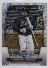 2023 Bowman Mega Box Chrome Mojo Refractor Francisco Alvarez Álvarez #49 0j9y