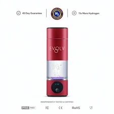 EVOLV Hydrogen Water Bottle Restocked (crimson)
