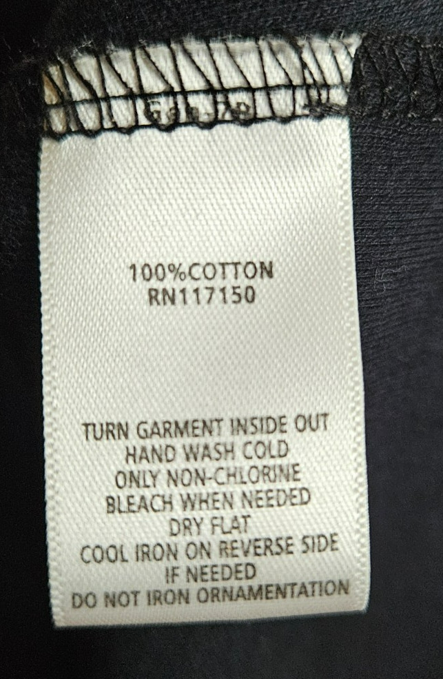 QUACKER FACTORY WOMENS PULLOVER TOP BLACK WITH ANGEL RHINESTONES SIZE 3X #4763