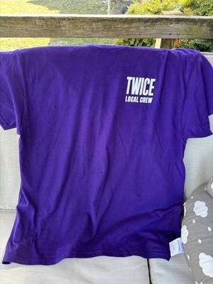 Twice 2026 Local Crew t shirt - XL purple rare | eBay