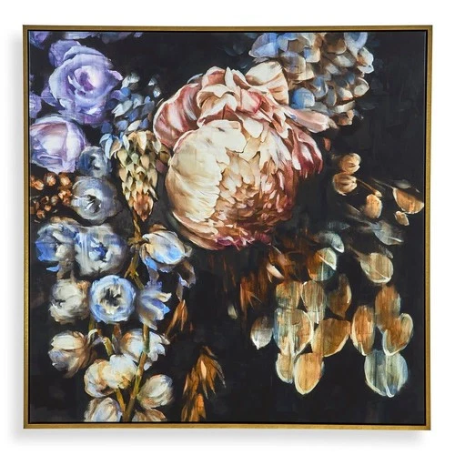 Uttermost 32321 Natural Wonder 50" x 50" Framed Floral Painting - MultiColor - Picture 1 of 6