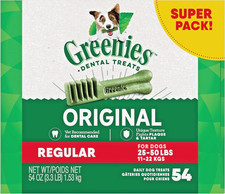 GREENIES Original Regular Dental Adult Dog Treats - 54 oz 54 Treats 
