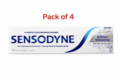 Sensodyne Brilliant Whitening 100 mL Pack of 4 EXP AUGUST 2027