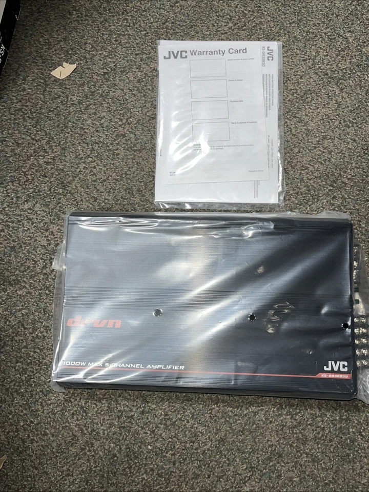 5-Channel Class-D Amplifier - JVC - KS-DR3005D - NEW - Image 4 of 4