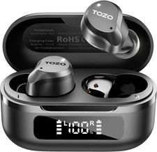 TOZO NC9 Hybrid Active Noise Cancelling Wireless Earbuds Bluetooth 5.3 Headphone