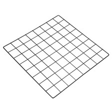 16"x16" Wire Grid Panel, 1pc for Home Office, Black
