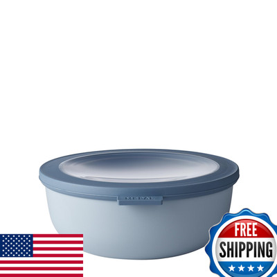Rosti Mepal Rst62120Blu Cirqula Multi Food Storage And Serving Bowl Lid 1.3