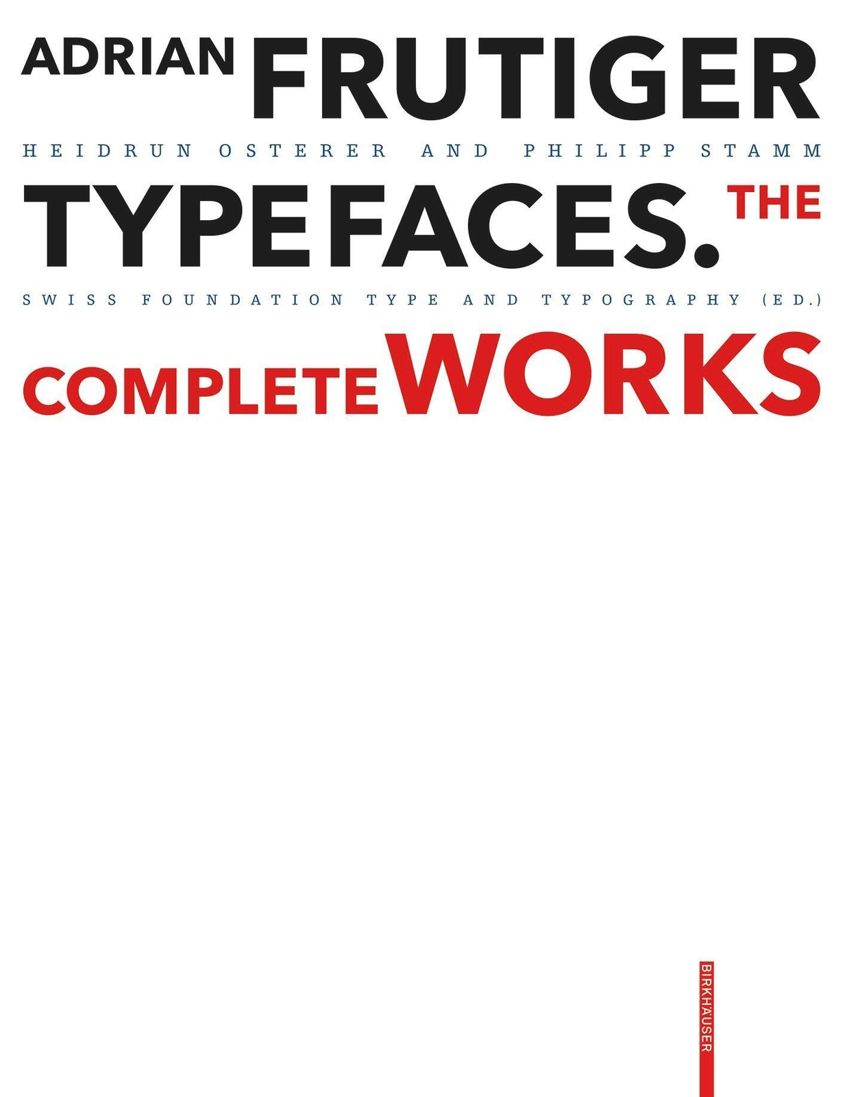 Thumbnail - Adrian Frutiger - Typefaces | Complete Works | Heidrun Osterer (u. A.)