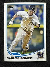 CARLOS GOMEZ #619 2013 Topps Baseball QTY Milwaukee Brewers