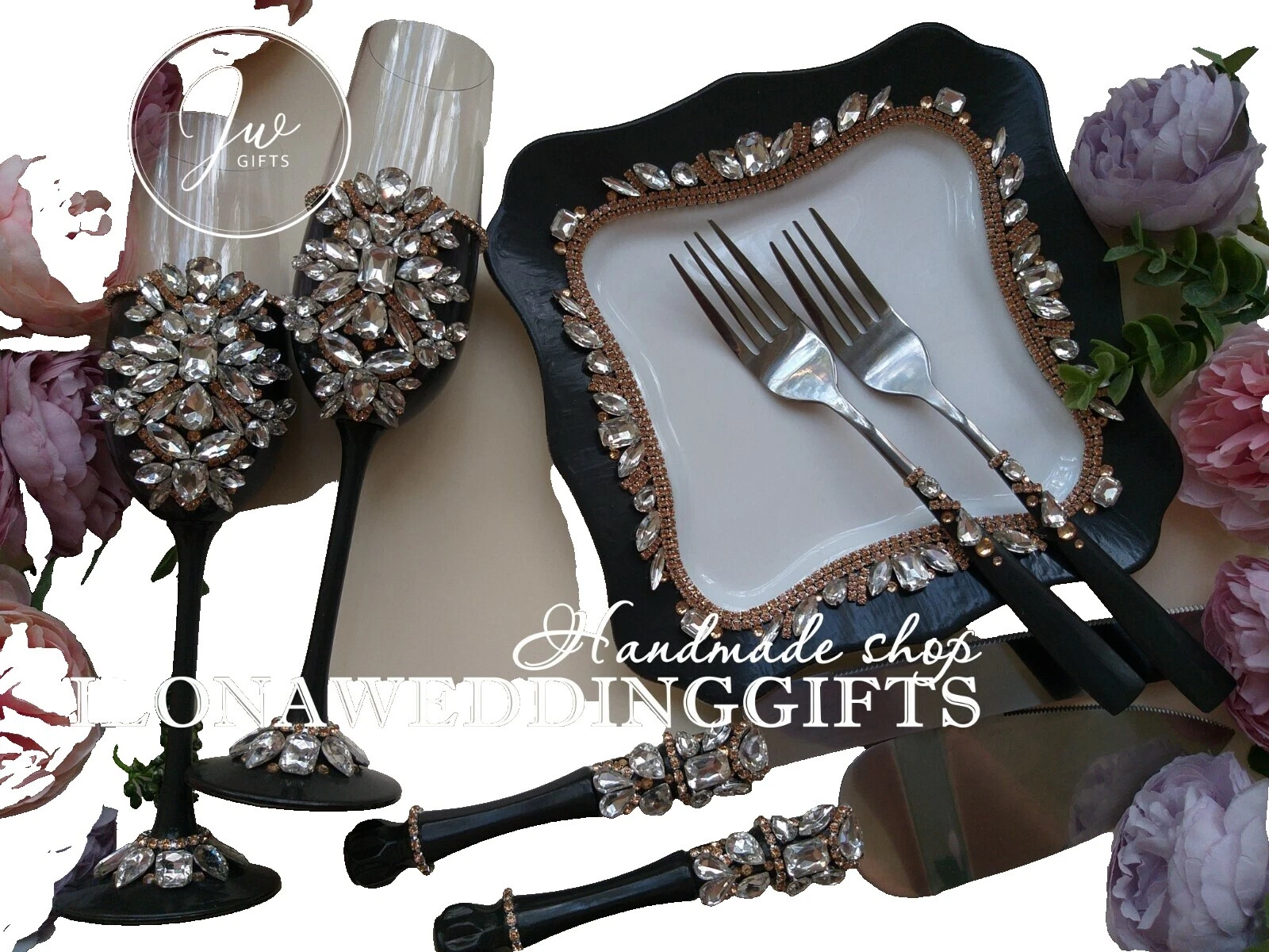 Artigos para casamento Handmade Preto