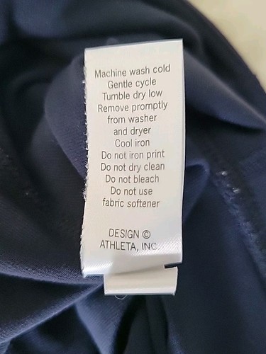 Athleta Women's Mesh Tux Navy/Black Chaturanga 7/8 Leggings Yoga | Size Small - 第 7/12 張圖片