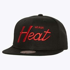 MENS MITCHELL NESS NBA 90'S DRAFT DAY SNAPBACK HEAT