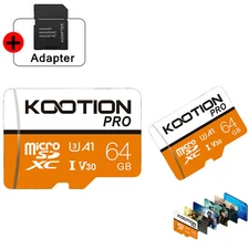 2Pack Lot 64GB Micro SD Card Memory Extreme Ultra Class 10 Flash Memory Cards