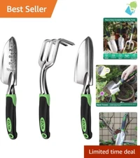 Premium Cast Aluminum Garden Set - Ergonomic Handles & Rust-Resistant Design