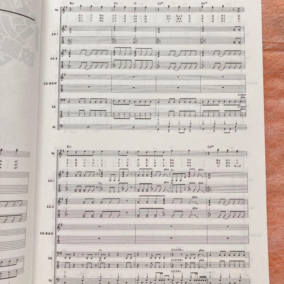 Band Score " Ho-kago K-on bu " Omnibus Japan Sheet Music Score Books 2012 JAPAN - Image 4 of 4