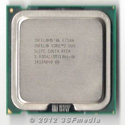 Core 2 Duo - 2.93 GHz / 3M / 1066 MHz - SLGTE
