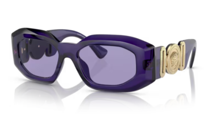 Versace VE4425U 54191A Purple/Violet Oval Men display picture 2