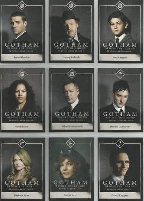 Gotham Season 1 - ''Character Bios'' 15 Card Chase Set #C01-C15