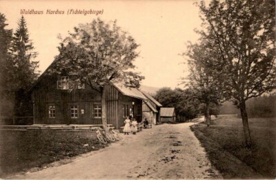 AK GRUSS AUS BISCHOFSGRÜN FICHTELGEBIRGE KREIS BAYREUTH WALDHAUS KARCHES 