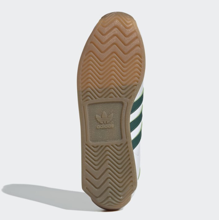 Adidas Country II White Green men's shoes IG4551 leather gum