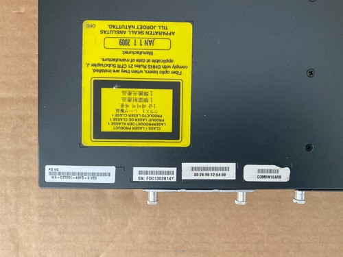 Cisco 3750-E Series with Brackets (No Module) Cisco WS-C3750E-48PD (Inc VAT) - Picture 8 of 10