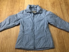 North End Ladies All Climate Jacket Blue Small Polyester Full Zip Pockets Lined