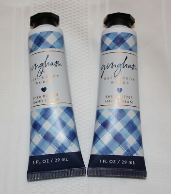 Bath & Body Works Gingham Hand Cream w/ Shea Butter X 2