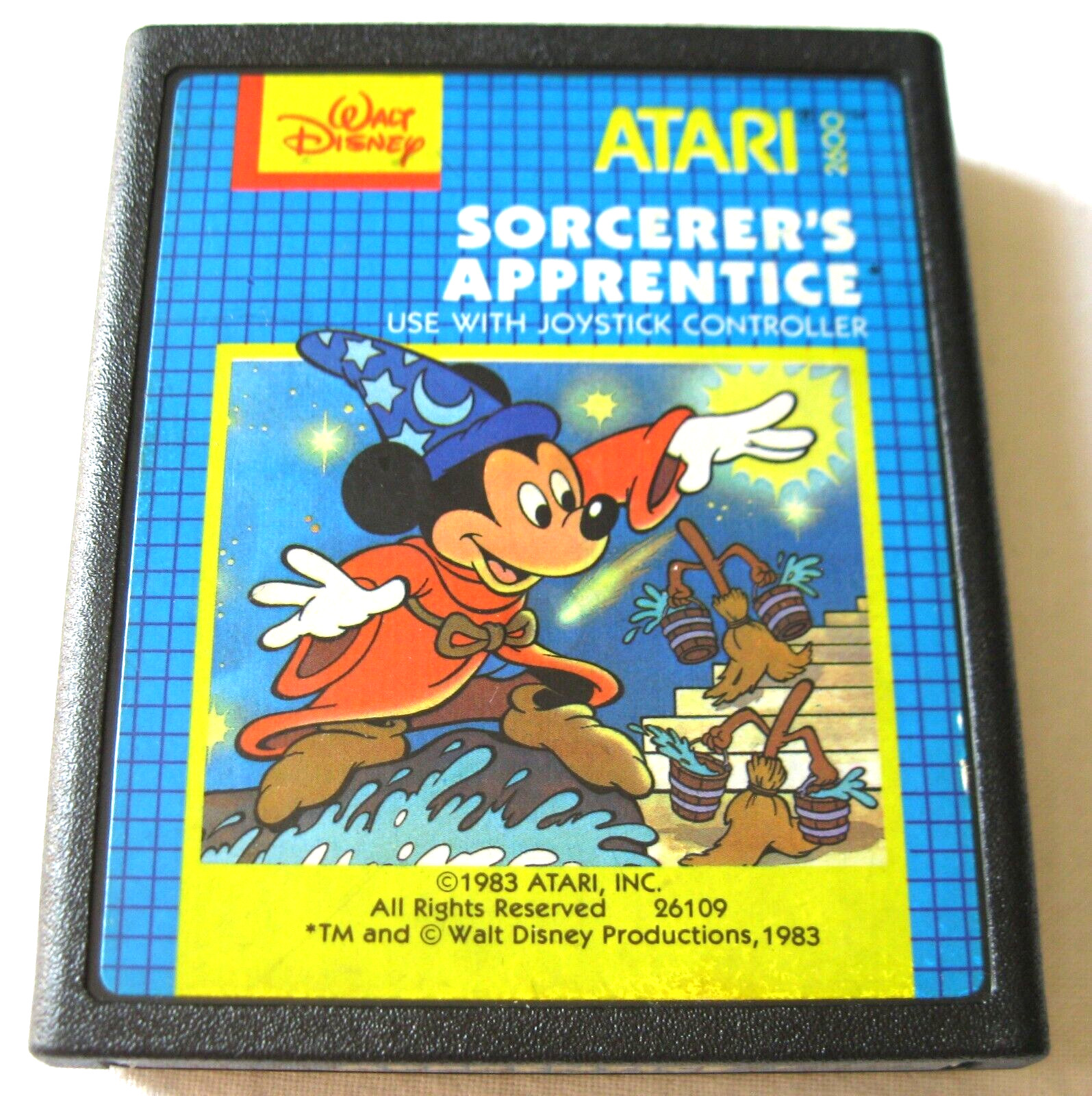 mickey sorcerer’s apprentice authentique version originale atari 2600