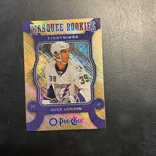 B97a 2007/08 Marquee Rookies Micromotion #595 Mike Lundin Lightning Tampa Bay
