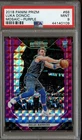 2018 Panini Purple Mosaic Prizm #68 Luka Doncic Mavericks RC Rookie 33/49 PSA 9