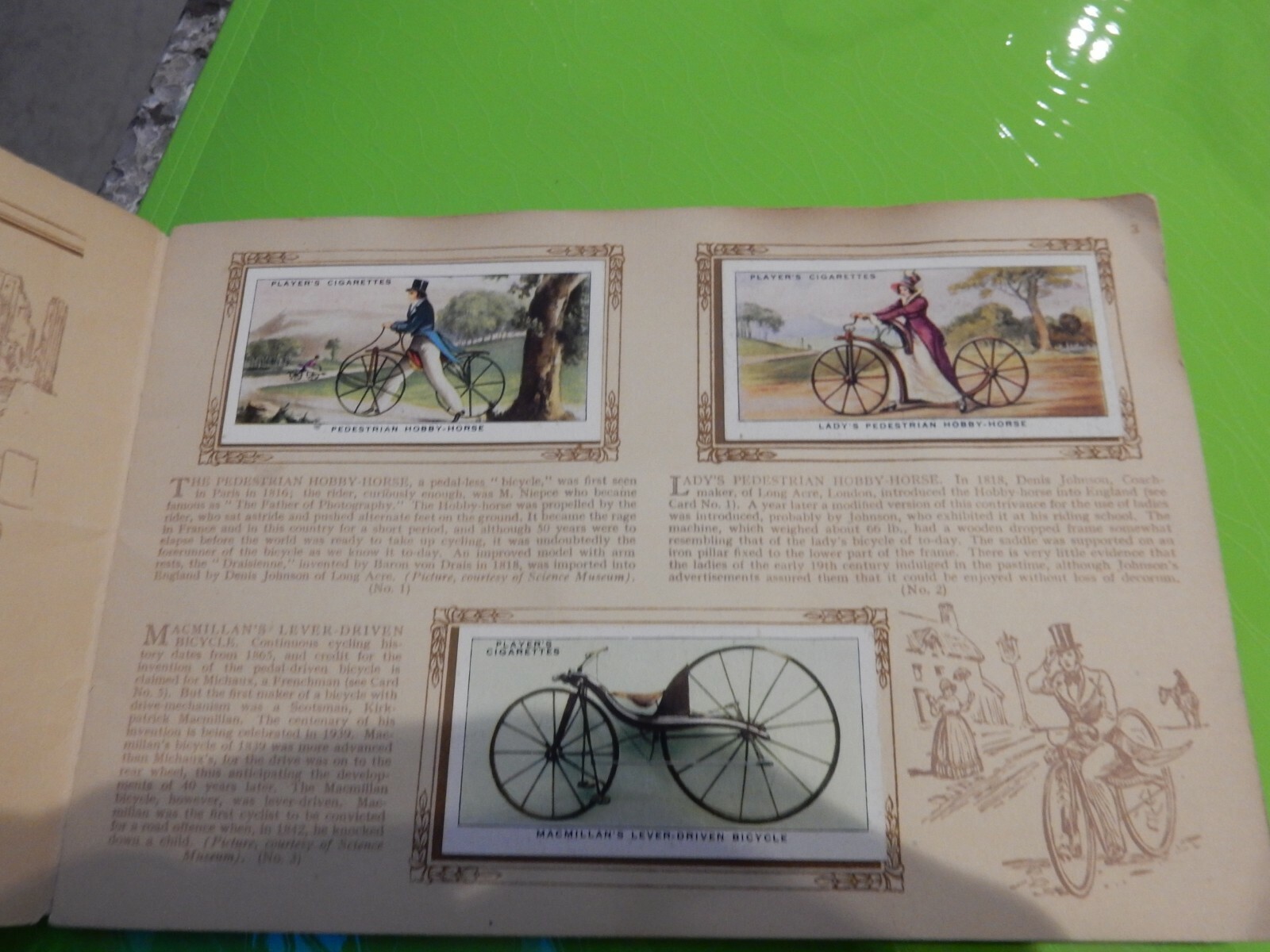 John Player & Sons 1839-1939 Cycling Card Set - Bicycling History  Collections - Open Archives at UMass Boston