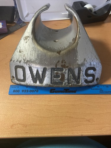 Vintage Solid Bronze Bow Sprit - Owens Yacht Co nickel/chrome plated - Picture 6 of 8